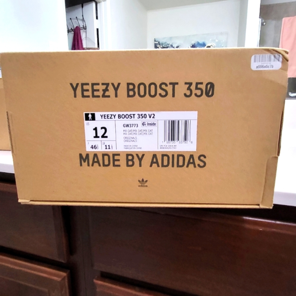 Mens Addidas Yeezy Boost 350 V2 Mixed Oat size 12
